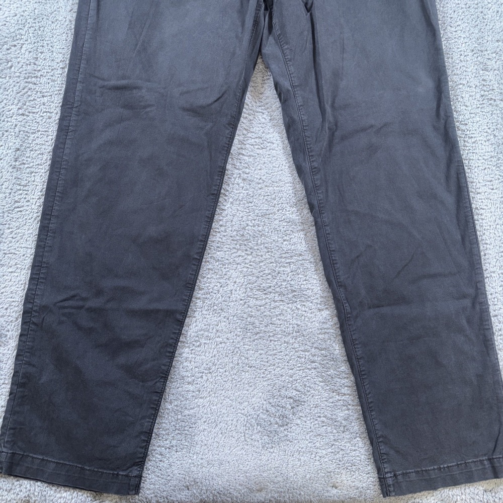 American Eagle Flex Mens Dk Gray Stretch Chino Flat Front Pants Sz 36x34 - Picture 2 of 13